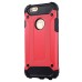 Superior 2 In 1 Armor PC And TPU Protective Back Case Cover for iPhone 6/6S - Red