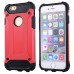 Superior 2 In 1 Armor PC And TPU Protective Back Case Cover for iPhone 6/6S - Red