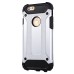 Superior 2 In 1 Armor PC And TPU Protective Back Case Cover for iPhone 6/6S - Silver