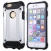 Superior 2 In 1 Armor PC And TPU Protective Back Case Cover for iPhone 6/6S - Silver