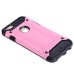 Superior 2 In 1 Armor PC And TPU Protective Back Case Cover for iPhone SE/5S - Pink