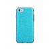 Superior TPU Luxury Glittering Powder Soft Back Phone Cases Cover for iPhone 7 - Blue