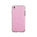 Superior TPU Luxury Glittering Powder Soft Back Phone Cases Cover for iPhone 7 - Pink