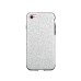 Superior TPU Luxury Glittering Powder Soft Back Phone Cases Cover for iPhone 7 - Silver