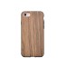 Superior TPU Wood Design Soft Back Phone Cases Cover for iPhone 7 - Dark Brown