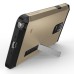 TPU And PC Protective Back Case With Stand For Samsung Galaxy Note 4 - Gold