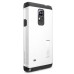 TPU And PC Protective Back Case With Stand For Samsung Galaxy Note 4- White