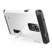 TPU And PC Protective Back Case With Stand For Samsung Galaxy Note 4- White