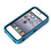 TPU and PC 2 in 1 Protective Case for iPhone 4/4S - Blue/Black