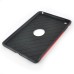 TPU and PC Hybrid Hard Case Cover for iPad Mini 1/2/3 - Red