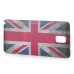 Textured Union Jack Pattern Plastic Hard Battery Door Back Cover For Samsung Galaxy Note 3 N900 N9005 N9006