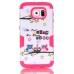 The Owl  Her Warm PC And TPU Protective Hard Back Case Cover for Samsung Galaxy S7 G930 - Pink