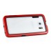 Thin Dual Color TPU Bumper Case for Samsung Galaxy S6 Edge - Red