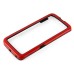 Thin Dual Color TPU Bumper Case for Samsung Galaxy S6 Edge - Red