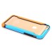 Three Colors Hybrid PC and TPU Bumper Case for iPhone 6 4.7 inch - Black/Light Blue/Orange