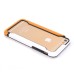 Three Colors Hybrid PC and TPU Bumper Case for iPhone 6 4.7 inch - Black/White/Orange