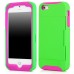 Tough Hybrid Silicone And Plastic Case Cover With Stand Card Slot Cards Holder For iPhone 5s iPhone 5