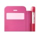 Transparent Back Cover PU Leather Folio Flip Case With Smart View Window For Apple iPhone 5C