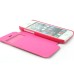Transparent Back Cover PU Leather Folio Flip Case With Smart View Window For Apple iPhone 5C