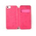 Transparent Back Cover PU Leather Folio Flip Case With Smart View Window For Apple iPhone 5C