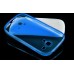 Transparent Solid Color Design TPU Case For Samsung Galaxy S3 Mini I8190 - Blue