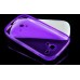 Transparent Solid Color Design TPU Case For Samsung Galaxy S3 Mini I8190 - Purple