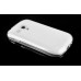 Transparent Solid Color Design TPU Case For Samsung Galaxy S3 Mini I8190 - White