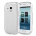 Transparent Solid Color Design TPU Case For Samsung Galaxy S3 Mini I8190 - White