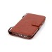 Trendy Elegant Floral Clasp Magnetic Stand Wallet Leather Case for Samsung Galaxy S7 - Brown