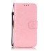 Trendy Elegant Floral Clasp Magnetic Stand Wallet Leather Case for Samsung Galaxy S7 - Pink