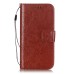 Trendy Elegant Floral Clasp Magnetic Stand Wallet Leather Case for iPhone 6 / 6s - Brown