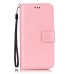 Trendy Elegant Floral Clasp Magnetic Stand Wallet Leather Case for iPhone 6 / 6s - Pink