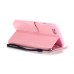 Trendy Elegant Floral Clasp Magnetic Stand Wallet Leather Case for iPhone 6 / 6s - Pink