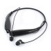 True Freedom Ring - Necked Bluetooth Stereo Headset Headphone for iPhone Samsung iPad Tablet - Black