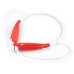 True Freedom Ring - Necked Bluetooth Stereo Headset Headphone for iPhone Samsung iPad Tablet - Red