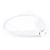 True Freedom Ring - Necked Bluetooth Stereo Headset Headphone for iPhone Samsung iPad Tablet - White