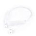 True Freedom Ring - Necked Bluetooth Stereo Headset Headphone for iPhone Samsung iPad Tablet - White