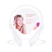 True Freedom Ring - Necked Bluetooth Stereo Headset Headphone for iPhone Samsung iPad Tablet - White