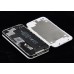 Twill Pattern Leather Skin Fiber Carbon iPhone 5 Style Flip Folio Back Cover Case For iPhone 4S