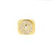 Twinkling Rhinestone Metal Home Button Key For iPhone 5 - Gold