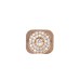 Twinkling Rhinestone Metal Home Button Key For iPhone 5 - Rose Gold