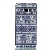 Two Separate Pieces Slim Colored Printed PC And TPU Bumper for Samsung Galaxy Note 7 - Blue Elephant /Blue