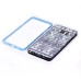 Two Separate Pieces Slim Colored Printed PC And TPU Bumper for Samsung Galaxy Note 7 - Blue Elephant /Blue