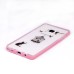 Two Separate Pieces Slim Colored Printed PC And TPU Bumper for Samsung Galaxy Note 7 - Cat And Bird /Pink