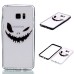 Two Separate Pieces Slim Colored Printed PC And TPU Bumper for Samsung Galaxy Note 7 - Evil Teeth /Black