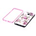 Two Separate Pieces Slim Colored Printed PC And TPU Bumper for Samsung Galaxy Note 7 - Peony /Pink