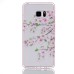 Two Separate Pieces Slim Colored Printed PC And TPU Bumper for Samsung Galaxy Note 7 - Pink Flower Tree /Pink