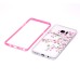 Two Separate Pieces Slim Colored Printed PC And TPU Bumper for Samsung Galaxy Note 7 - Pink Flower Tree /Pink