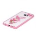 Two Separate Pieces Slim Colored Printed PC And TPU Bumper for Samsung Galaxy Note 7 - Plum blossom /Pink