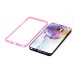 Two Separate Pieces Slim Colored Printed PC And TPU Bumper for Samsung Galaxy Note 7 - Splash-ink Dreamcatcher /Pink